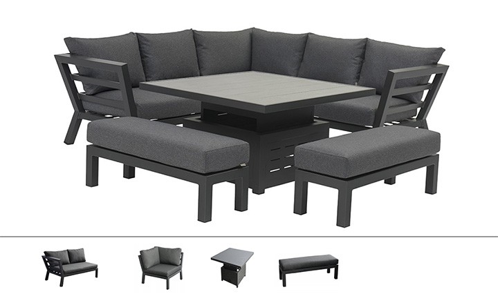 Outdoor Sofa With Fireplace