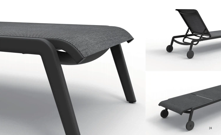Sun Lounger Aluminium